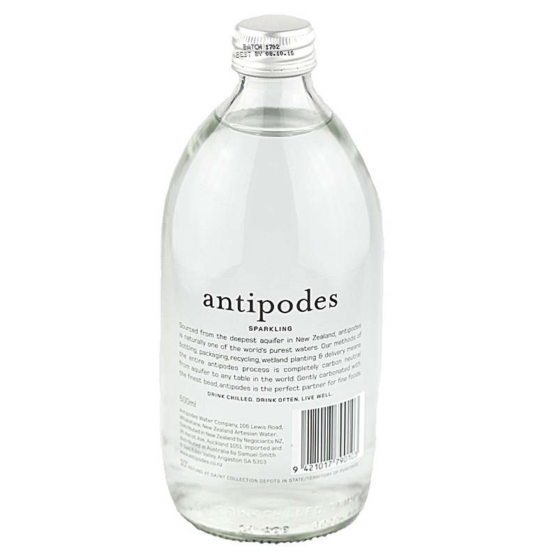 Antipodes Sparkling Mineral Water 500ml